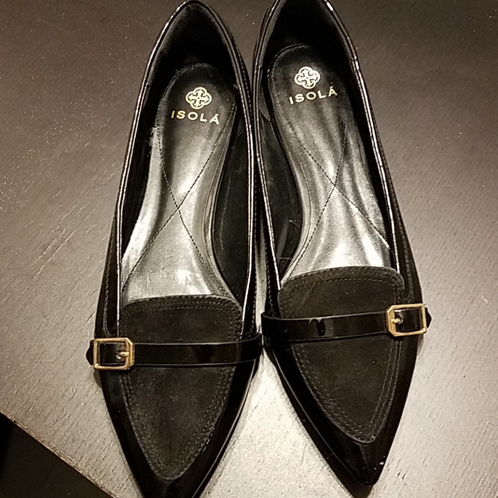 Isola leather 2 tone loafers sz10